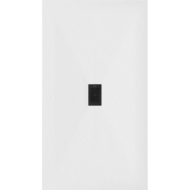 Mexen Hugo receveur de douche rectangulaire SMC 170 x 100 cm, blanc, cache noir - 42101017-B