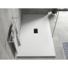 Mexen Hugo receveur rectangulaire SMC 180 x 100 cm, blanc, cache noir - 42101018-B