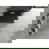 Bac square Mexen Hugo SMC 70 x 70 cm, noir, cache inox - 42707070-X
