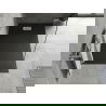 Mexen Hugo bac rectangulaire SMC 150 x 70 cm, noir, grille inox - 42707015-X