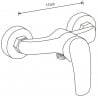 Mexen Fabia DF62 mitigeur de douche avec ensemble de douche, chromé - 74654DF62-00