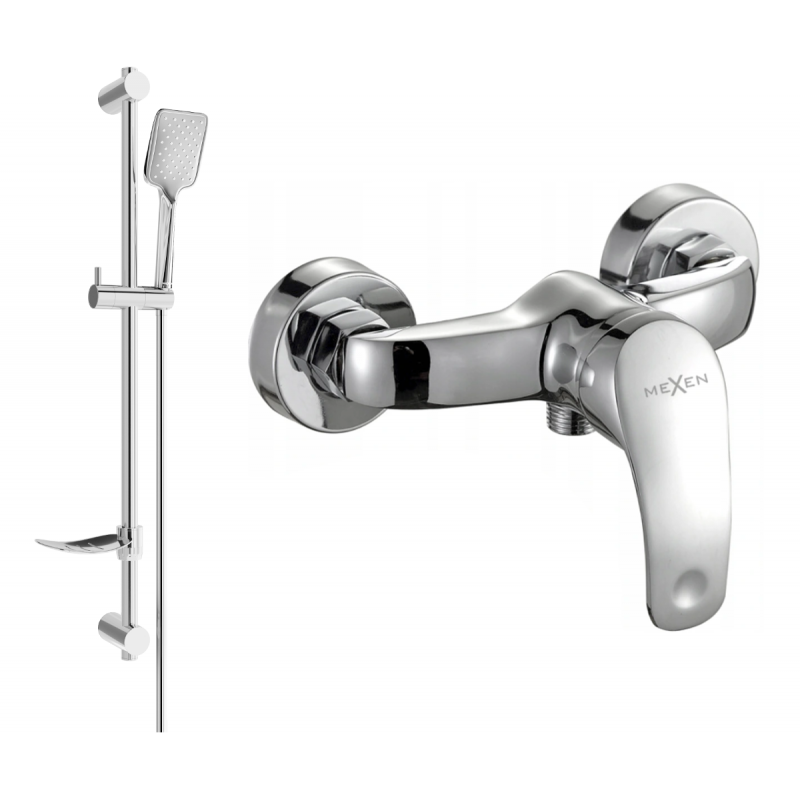 Mexen Fabia DF62 mitigeur de douche avec ensemble de douche, chromé - 74654DF62-00