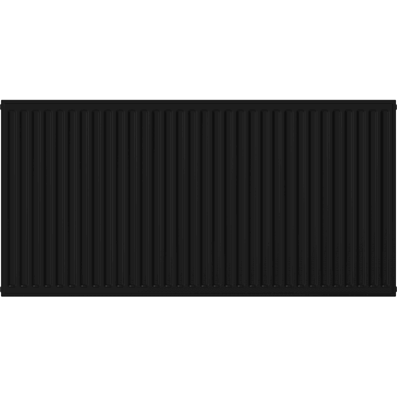 Mexen CH10 Hygiene radiateur à plaques 400 x 2400 mm, raccordement latéral, 1037 W, noir - W410H-040-240-70