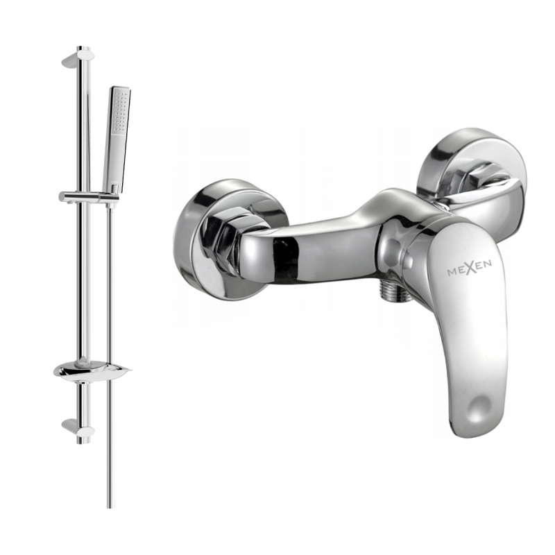 Mexen Fabia DB72 robinet de douche avec ensemble de douche, chromé - 74654DB72-00