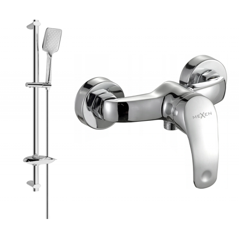 Mexen Fabia DB62 robinet de douche avec ensemble de douche, chrome - 74654DB62-00