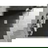 Mexen Hugo bac rectangulaire SMC 160 x 100 cm, noir, cache en inox - 42701016-X