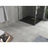 Mexen Hugo receveur de douche carré SMC 90 x 90 cm, noir, cache doré - 42709090-G