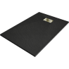 Bac à douche Mexen Hugo rectangulaire SMC 80 x 70 cm, noir, cache en or - 42707080-G