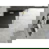 Mexen Hugo bac rectangulaire SMC 110 x 70 cm, noir, cache en or - 42707011-G