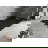 Mexen Hugo bac rectangulaire SMC 160 x 70 cm, noir, cache en or - 42707016-G