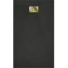 Mexen Hugo receveur de douche rectangulaire SMC 160 x 70 cm, noir, cache doré - 42707016-G