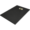 Mexen Hugo receveur de douche rectangulaire SMC 100 x 80 cm, noir, cache doré - 42708010-G