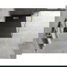 Mexen Hugo bac rectangulaire SMC 130 x 80 cm, noir, grille dorée - 42708013-G