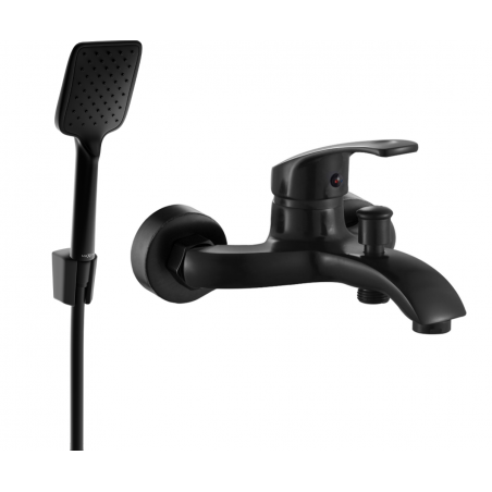 Mexen Fabia R62 robinet de baignoire avec ensemble de douche, noir - 74653R62-70