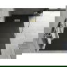 Mexen Hugo bac rectangulaire SMC 180 x 80 cm, noir, cache en or - 42708018-G