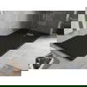 Mexen Hugo bac rectangulaire SMC 180 x 80 cm, noir, cache en or - 42708018-G