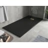 Mexen Hugo receveur de douche rectangulaire SMC 170 x 80 cm, noir, cache doré - 42708017-G