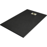 Mexen Hugo bac rectangulaire SMC 140 x 90 cm, noir, cache en or - 42709014-G