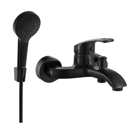 Mexen Fabia R05 mitigeur de baignoire avec ensemble de douche, noir - 74653R05-70