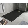 Mexen Hugo receveur de douche rectangulaire SMC 180 x 90 cm, noir, cache doré - 42709018-G