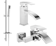 Mexen Libra DQ77 ensemble de bain, chrome - 745103DQ77-00