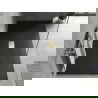 Mexen Hugo bac rectangulaire SMC 170 x 100 cm, noir, cache en or - 42701017-G