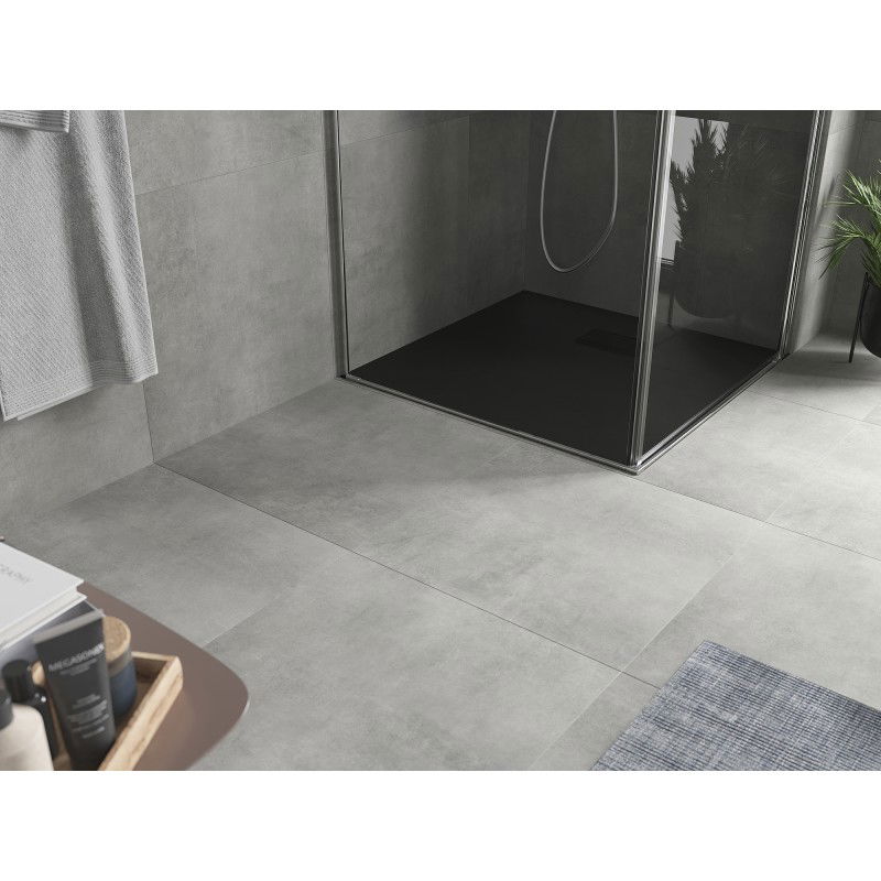 Mexen Hugo receveur de douche carré SMC 70 x 70 cm, noir, cache noir - 42707070-B