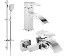 Mexen Libra DQ62 ensemble de baignoire, chrome - 745103DQ62-00