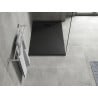 Mexen Hugo receveur rectangulaire SMC 90 x 70 cm, noir, cache noir - 42707090-B