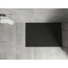 Mexen Hugo receveur rectangulaire SMC 110 x 70 cm, noir, cache noir - 42707011-B