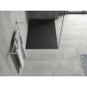 Mexen Hugo receveur de douche rectangulaire SMC 130 x 70 cm, noir, cache noir - 42707013-B