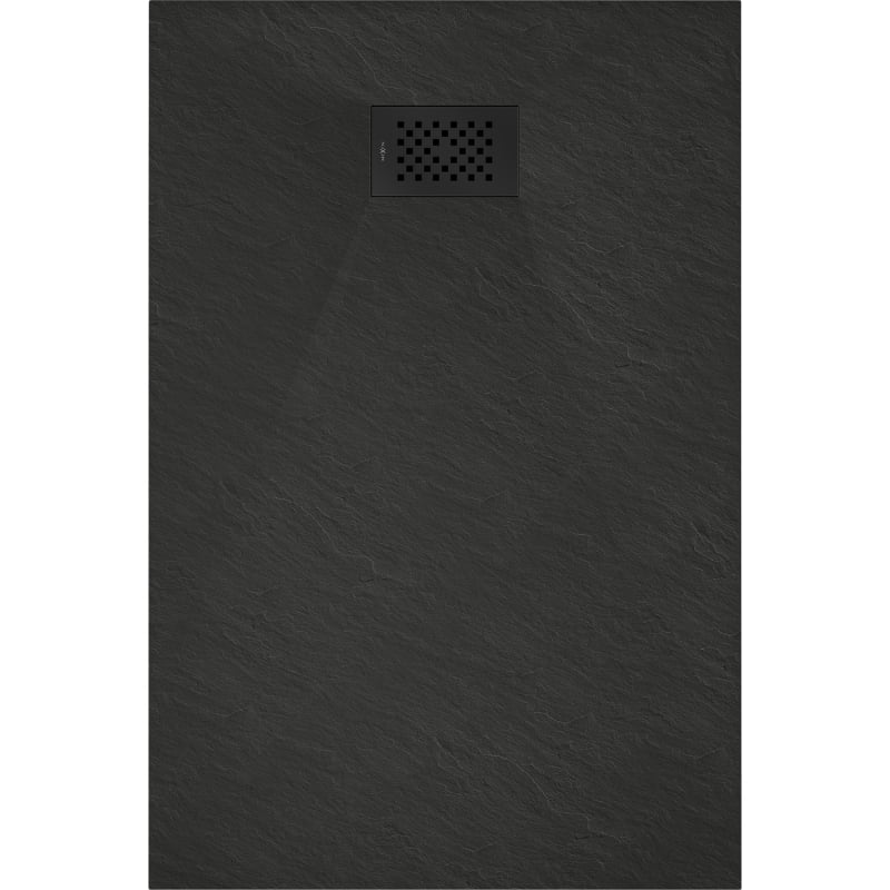 Mexen Hugo receveur de douche rectangulaire SMC 100 x 70 cm, noir, cache noir - 42707010-B
