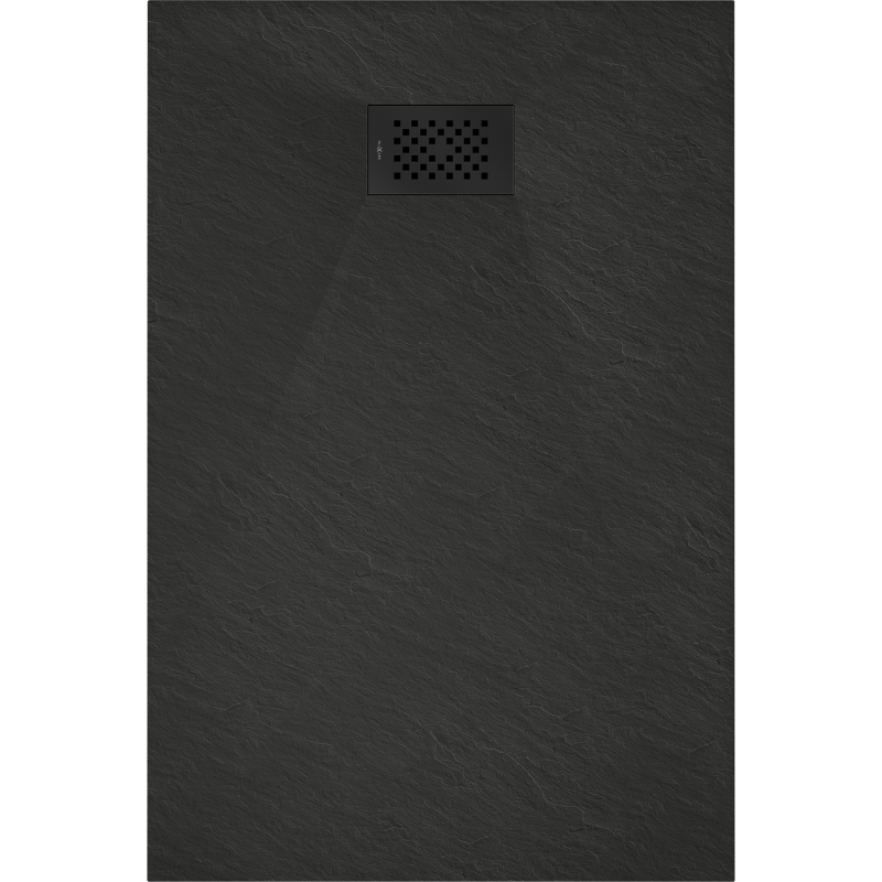 Mexen Hugo receveur rectangulaire SMC 110 x 70 cm, noir, cache noir - 42707011-B