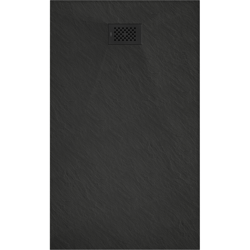 Mexen Hugo receveur de douche rectangulaire SMC 140 x 70 cm, noir, cache noir - 42707014-B