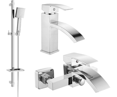 Mexen Libra DQ45 ensemble de bain, chromé - 745103DQ45-00