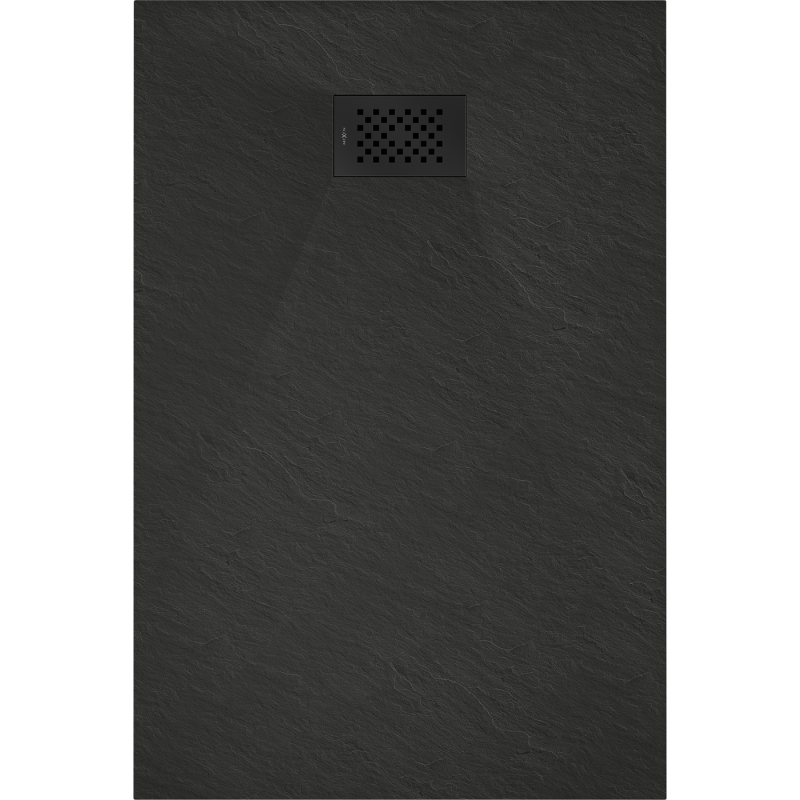 Mexen Hugo receveur de douche rectangulaire SMC 110 x 80 cm, noir, cache noir - 42708011-B