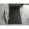 Mexen Hugo receveur de douche rectangulaire SMC 170 x 80 cm, noir, cache noir - 42708017-B