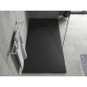 Mexen Hugo receveur de douche rectangulaire SMC 170 x 80 cm, noir, cache noir - 42708017-B
