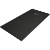 Bac à douche Mexen Hugo rectangulaire SMC 180 x 80 cm, noir, couverture noire - 42708018-B