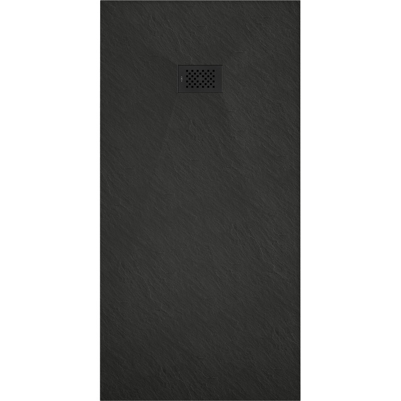 Mexen Hugo receveur de douche rectangulaire SMC 180 x 80 cm, noir, cache noir - 42708018-B