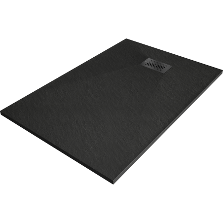 Mexen Hugo receveur de douche rectangulaire SMC 120 x 90 cm, noir, cache noir - 42709012-B