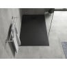 Receveur de douche rectangulaire Mexen Hugo SMC 150 x 90 cm, noir, cache noir - 42709015-B