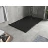 Receveur de douche rectangulaire Mexen Hugo SMC 150 x 90 cm, noir, cache noir - 42709015-B