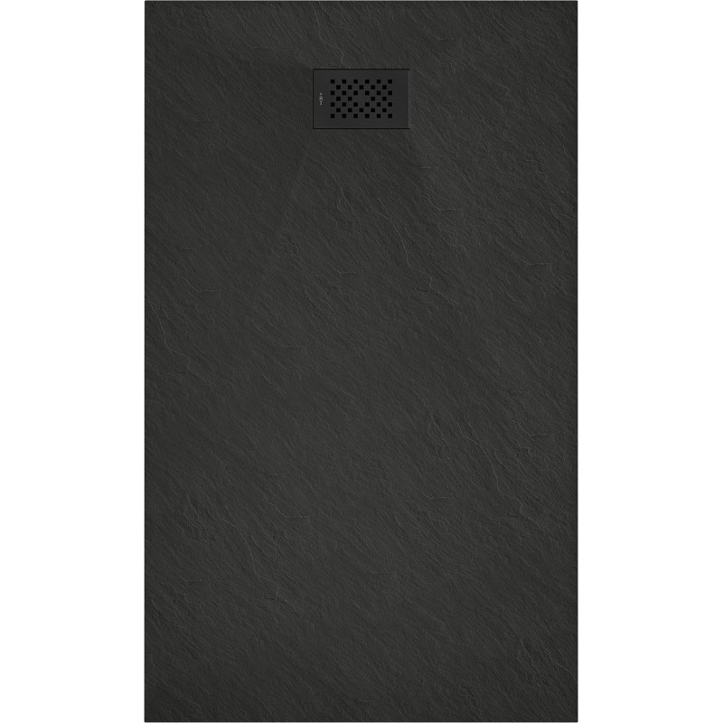 Mexen Hugo receveur de douche rectangulaire SMC 160 x 90 cm, noir, cache noir - 42709016-B