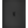Bac à douche Mexen Hugo rectangulaire SMC 140 x 100 cm, noir, grille noire - 42701014-B