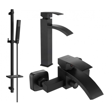 Mexen Libra DQ77 ensemble de bain, noir - 745113DQ77-70