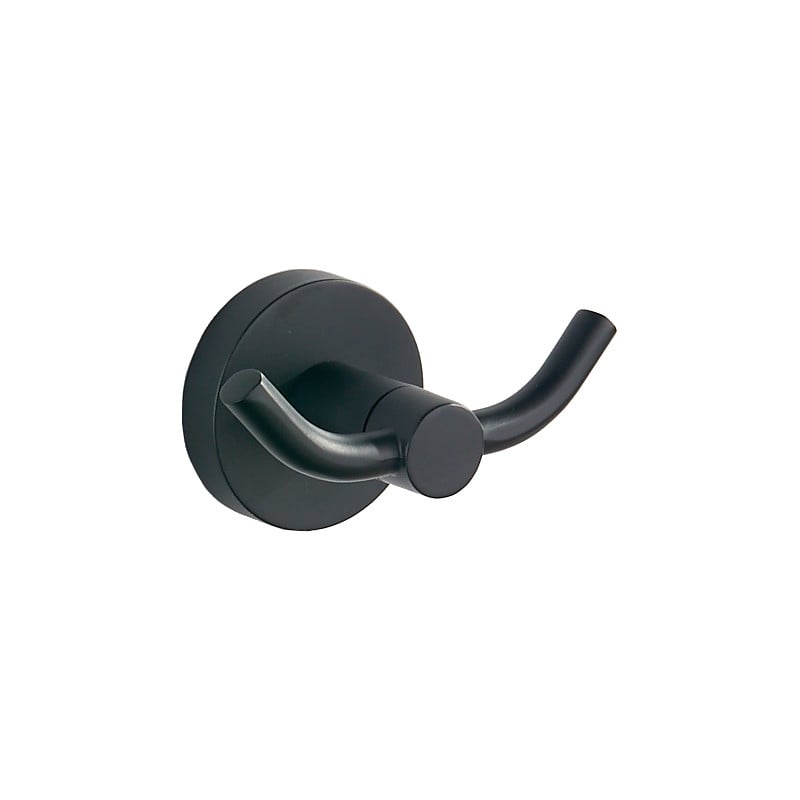 Mexen Remo crochet porte-serviettes double, Noir- 70507352-70