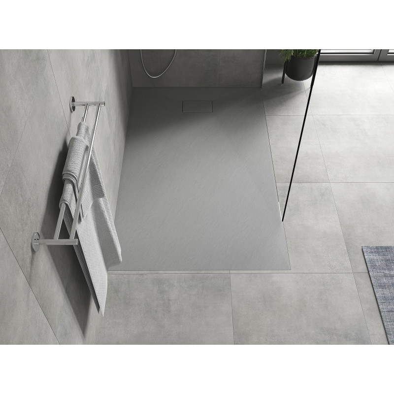 Mexen Hugo receveur de douche rectangulaire SMC 140 x 70 cm, gris - 42617014