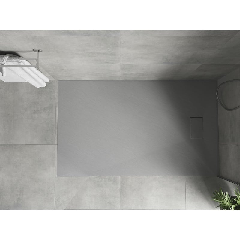 Mexen Hugo receveur de douche rectangulaire SMC 150 x 70 cm, gris - 42617015