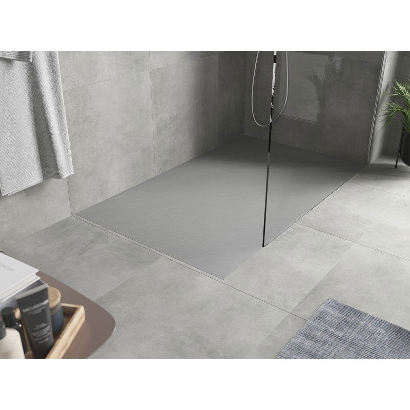 Mexen Hugo receveur de douche rectangulaire SMC 160 x 70 cm, gris - 42617016